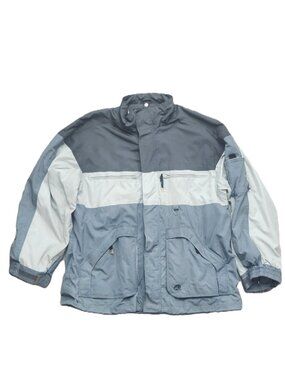 Ripzone Outdoor Shell Jacket – Men’s XL – Grey/Blue